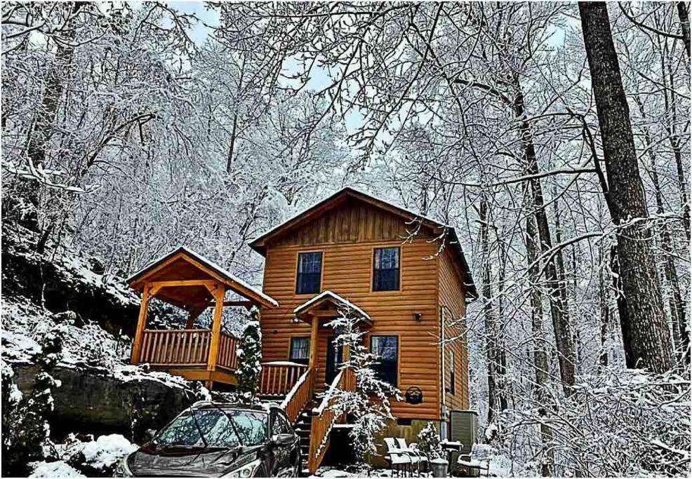 Permanent Vacation-Private Honeymoon Cabin With Hot Tub Sevierville Bagian luar foto